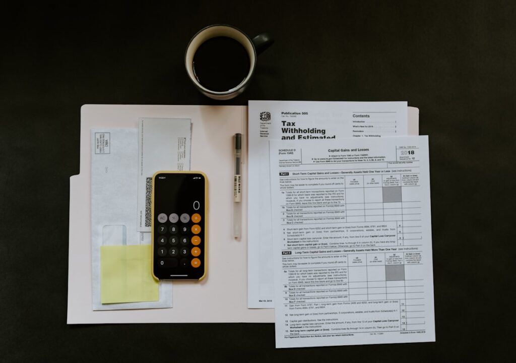 Budget planning notebook